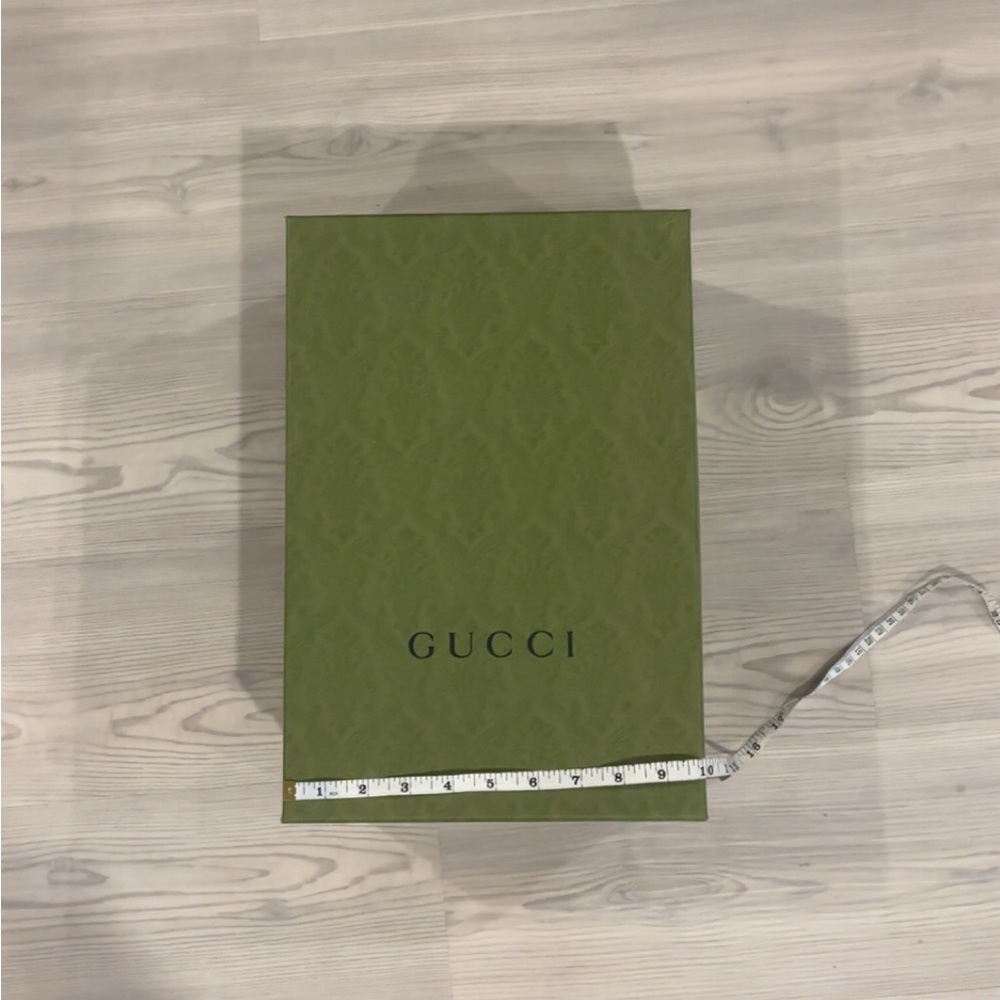 Gucci Olive Green Embossed Box